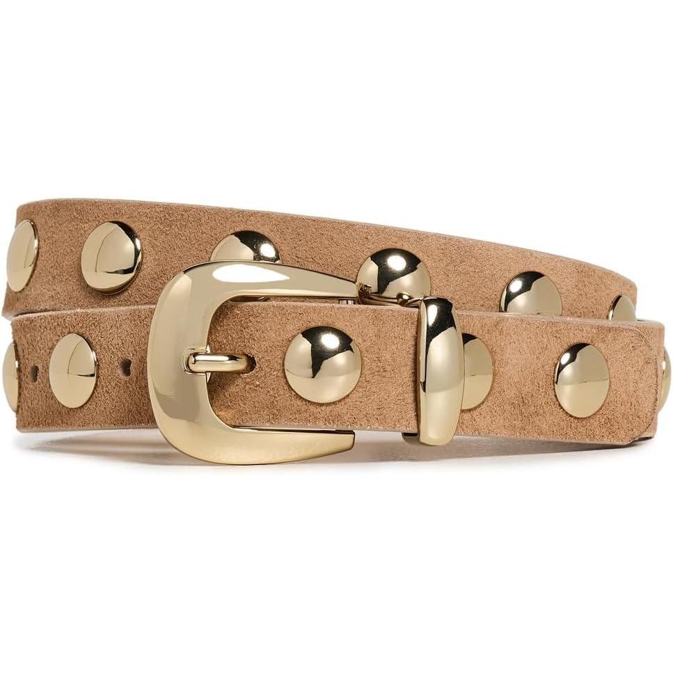 imageMadewell Womens Studded Western Belt in SuedeCumin