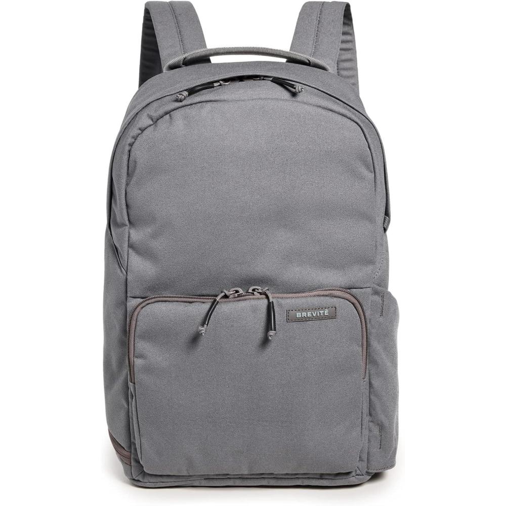 imageThe Brevite Backpack  Casual daypack backpacks for every function Compact but spacious 18L aesthetic traveling backpack with laptop compartment BlackCharcoal Grey