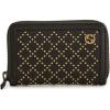 imageWHAT GOES AROUND COMES AROUND Womens PreLoved Gucci Brown Studded Zip Around Coin PurseBrown