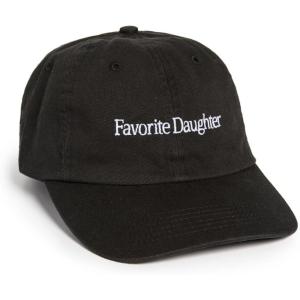 Favorite Daughter Women’s Classic Logo Baseball Cap(Black)