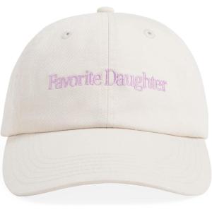 Favorite Daughter Women’s Classic Logo Baseball Cap(Khaki Lavender)