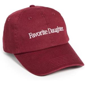 Favorite Daughter Women’s Classic Logo Baseball Cap(Sangria Nights/White)