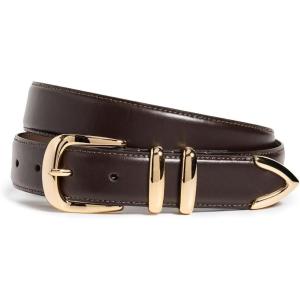 Favorite Daughter Women’s The Jordan Belt(Dk. Brown/Gold)