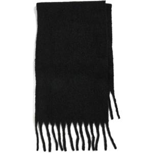 Hat Attack Women’s Cozy Solid Scarf(Black)