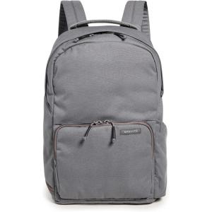The Brevite Backpack – Casual daypack backpacks for every function. Compact but spacious 18L aesthetic traveling backpack with laptop compartment. (Black)(Charcoal Grey)