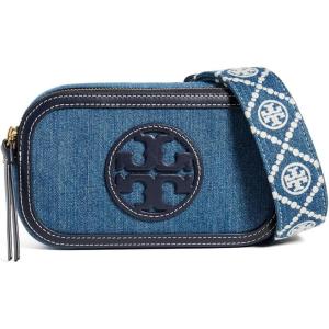 Tory Burch Women’s Mini Miller Crossbody Bag(Denim Multi)