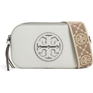 Tory Burch Women’s Mini Miller Crossbody Bag(Light Titanium)