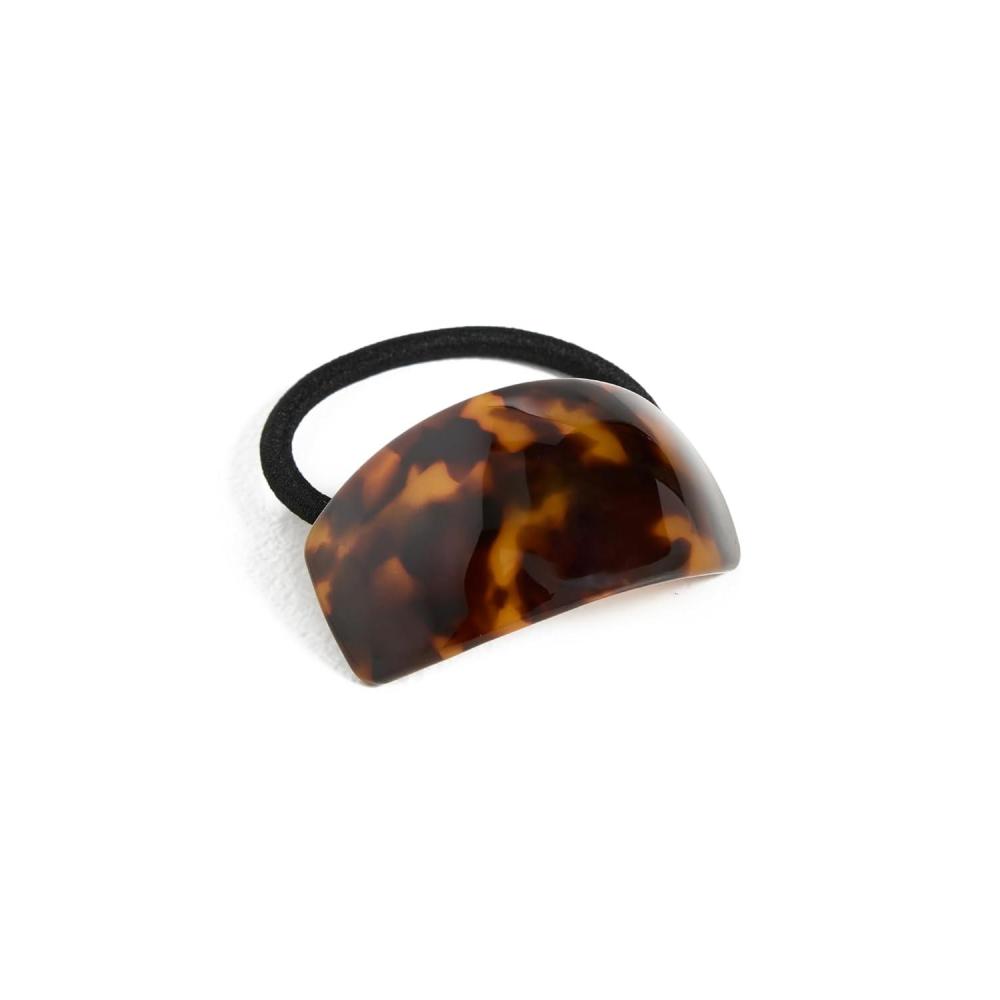 imageLele Sadoughi Womens Genie Acetate Hair Tie Tortoise Brown One SizeTortoise