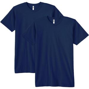 American Apparel Unisex-Adult Fine Jersey T-Shirt, Style G2001, Multipack(Navy (2-pack))