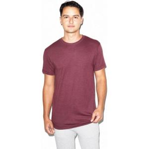 American Apparel mens Tr401w(Tri-cranberry)
