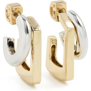 DEMARSON Women’s Tina Mini Earrings(Two-Tone)