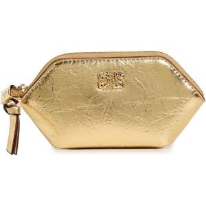 Ganni Women’s Bou Crushed Coin Purse(Gold)