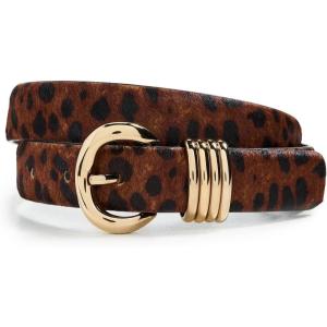 Madewell Women’s Inez Belt(Caramel Multi Calfhair)