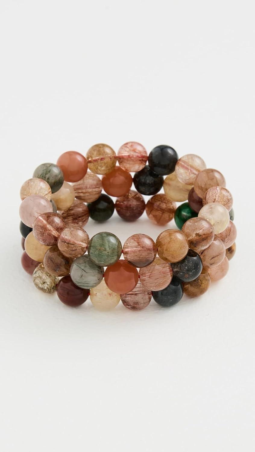 imageAlexa Leigh Womens Natural Bead Bracelet StackNatural