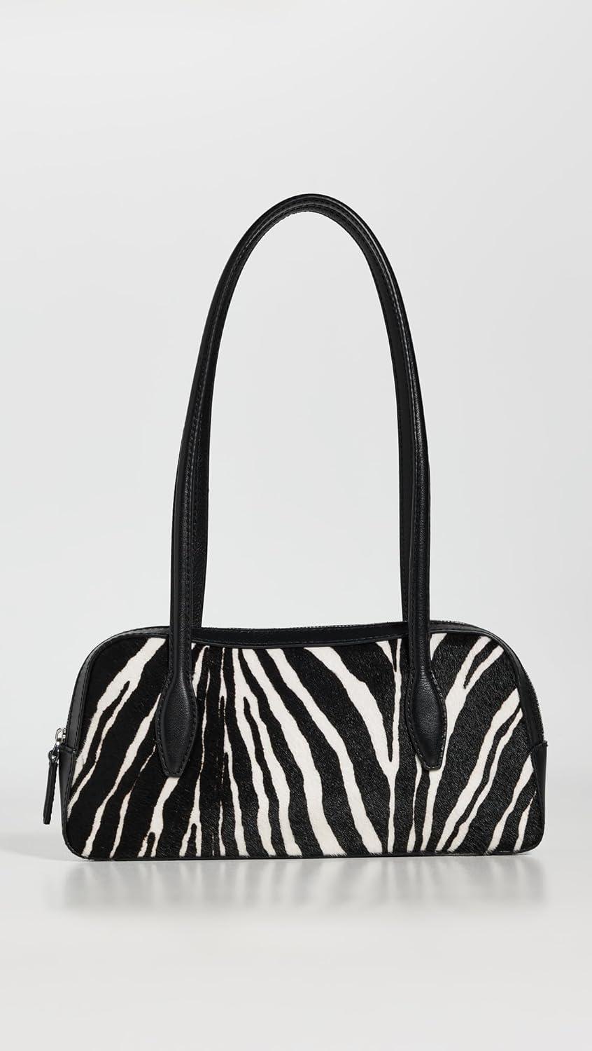 imageMadewell Womens Mini Satchel Zebra Shoulder BagTrue Black Multi