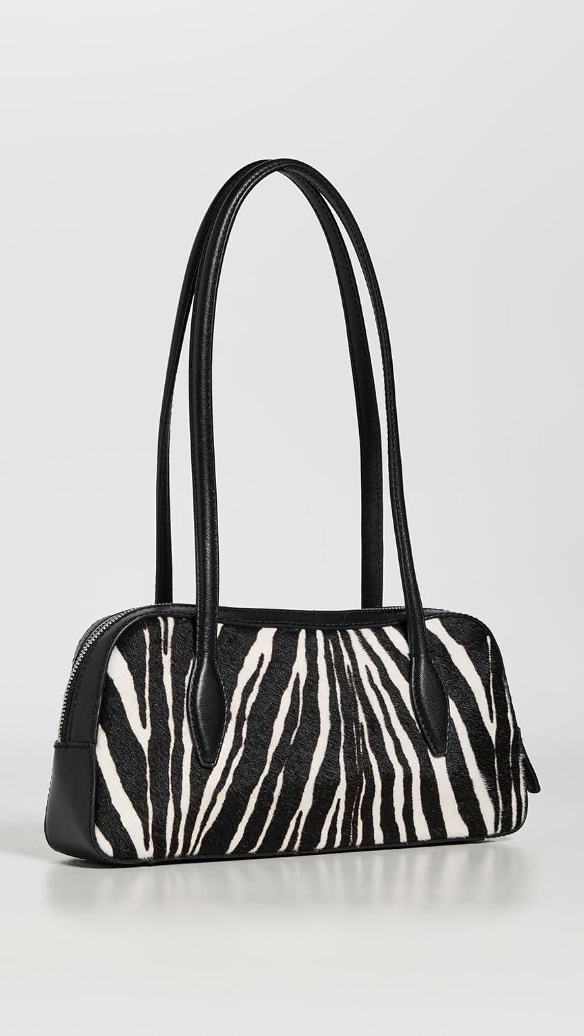 imageMadewell Womens Mini Satchel Zebra Shoulder BagTrue Black Multi