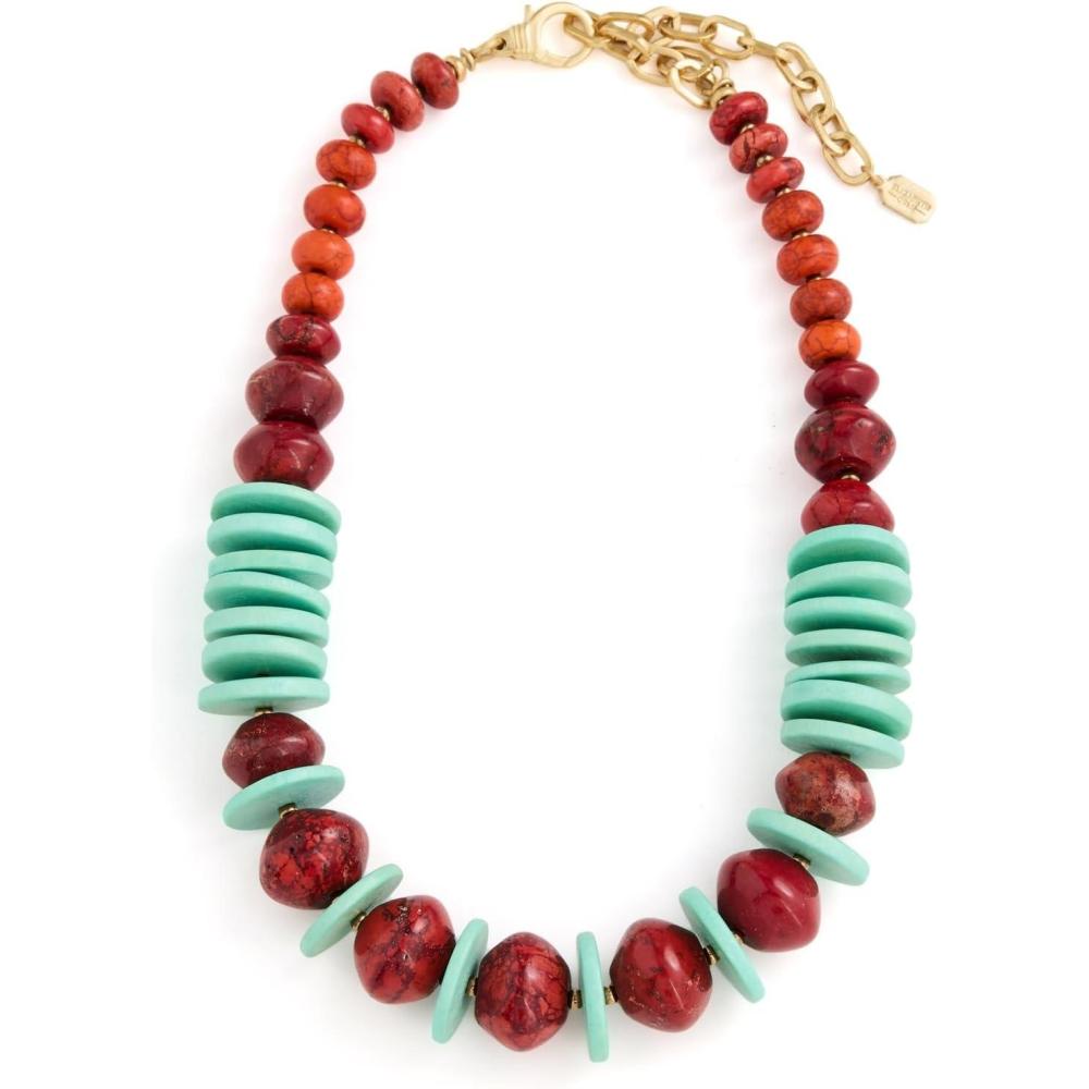 imageElizabeth Cole Womens Momoka NecklaceCoral