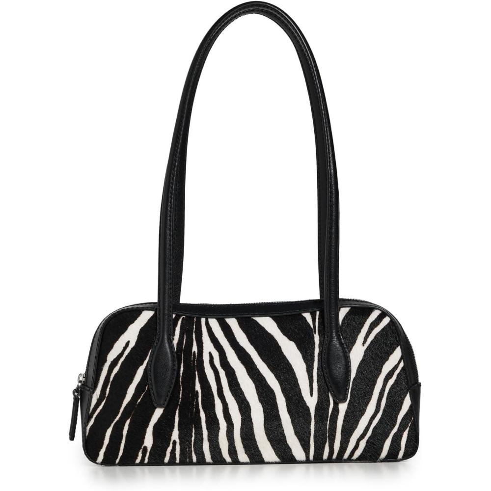 imageMadewell Womens Mini Satchel Zebra Shoulder BagTrue Black Multi