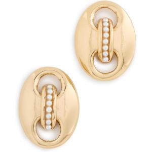 GAS Bijoux Women’s Cophea Stud Earrings(Gold)