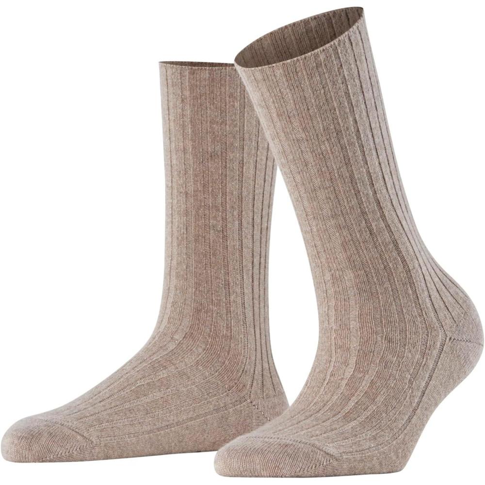 imageFALKE Unisex Walkie Light Wool Socks 1 PairBeige Melange