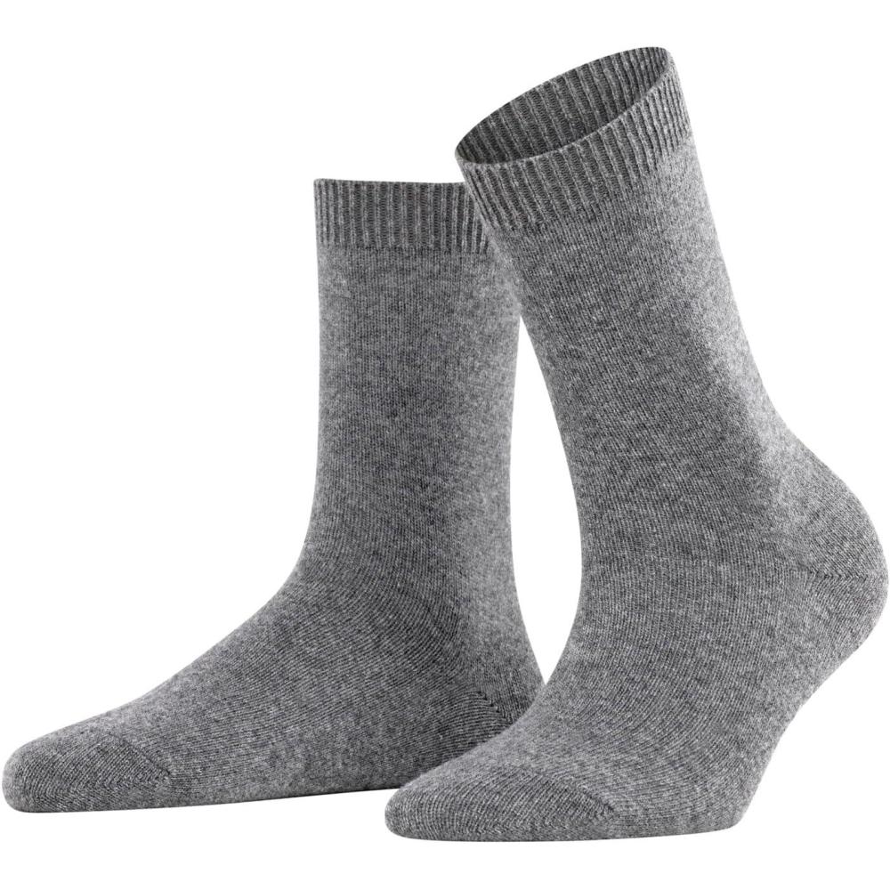 imageFALKE Women Cosy Wool Crew Cut W 1 PairSocksGrey Greymix 3399