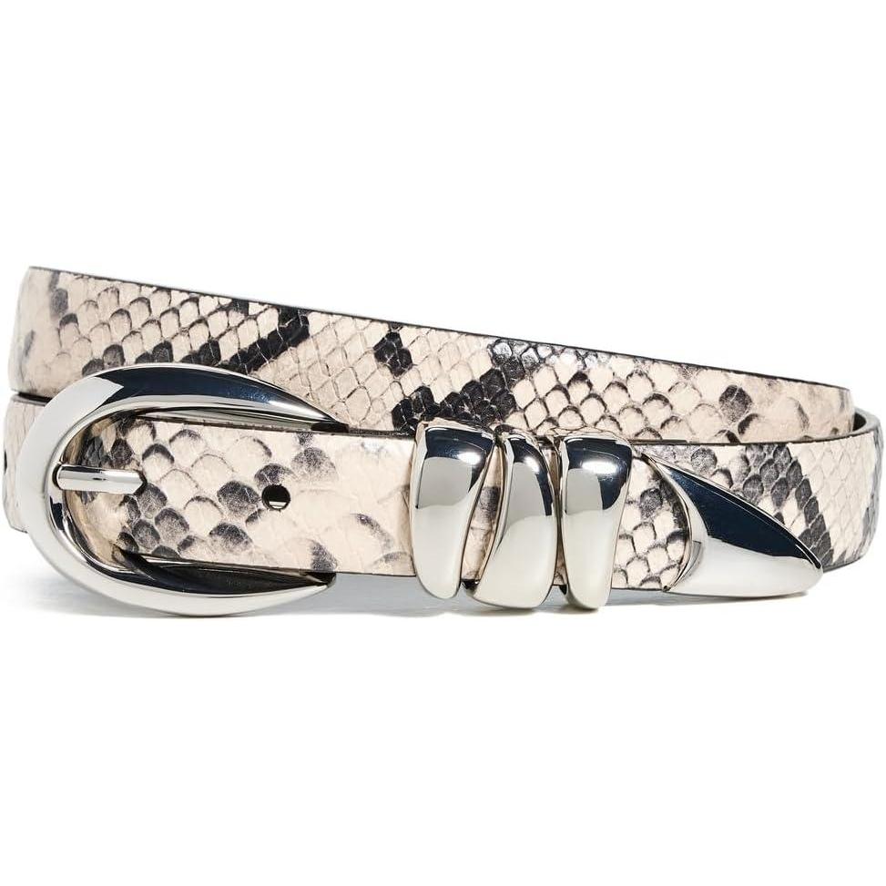 imageMadewell Womens Chunky Metal Leather BeltTrue Black Multi Snake