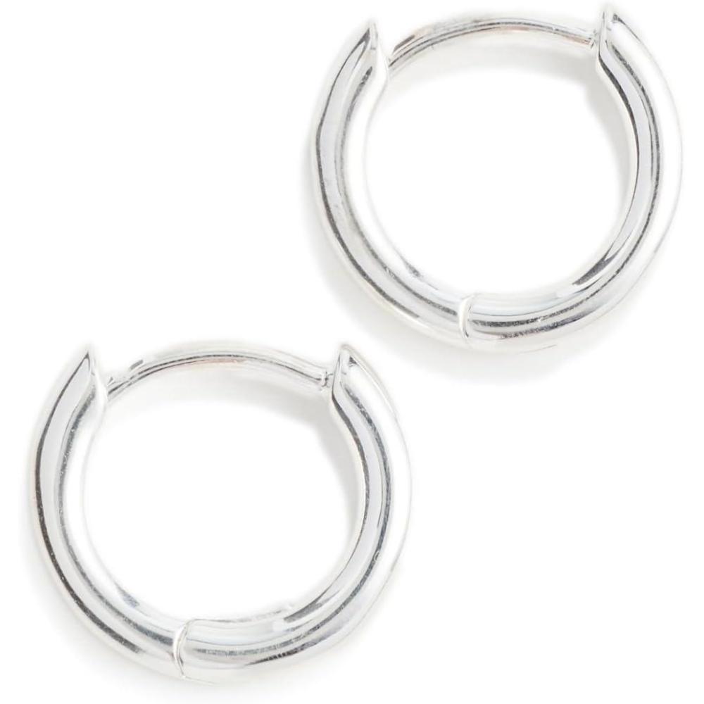 imageMadewell Womens Demi Skinny Huggie HoopsSilver