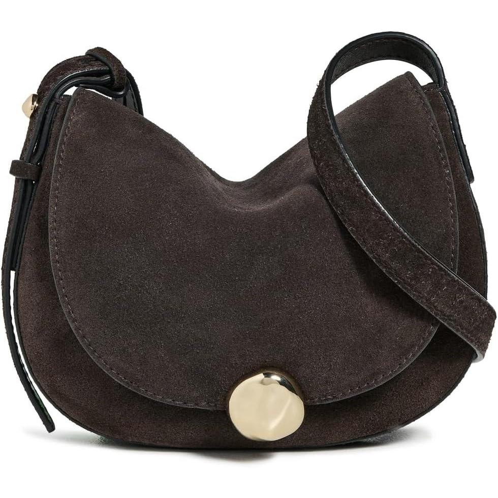 imageMadewell Womens Suede Small Dakota Saddle Crossbody BagDark Carob