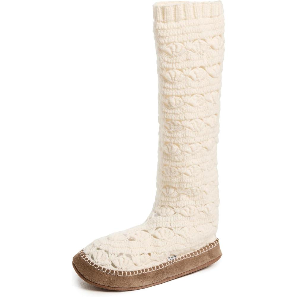 imageSea Womens Alena Knit Sock SlippersCream