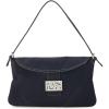 imageWHAT GOES AROUND COMES AROUND Womens PreLoved Fendi Navy Canvas Shoulder BagNavy