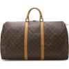 imageWhat Goes Around Comes Around Womens PreLoved Louis Vuitton Monogram Keepall 55 Duffel Bag Brown One SizeBrown