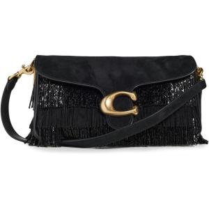 Coach Tabby Shoulder Bag 26(Black Crrystal Fringe)