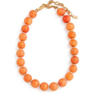 Elizabeth Cole Women’s Sunka Necklace(Coral)