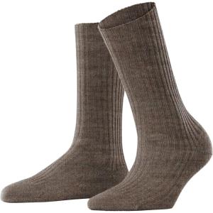 FALKE Unisex Walkie Light Wool Socks, 1 Pair(Brown Porto Melange 5201)