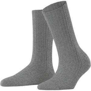 FALKE Unisex Walkie Light Wool Socks, 1 Pair(Grey Light Grey Melange 3390)