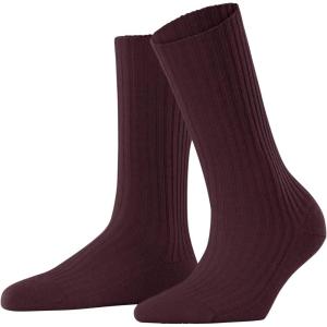 FALKE Unisex Walkie Light Wool Socks, 1 Pair(Red Barolo 8596)