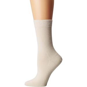 FALKE Women’s Softmerino Socks, Merino Wool Cotton, Crew, 1 Pair(White)