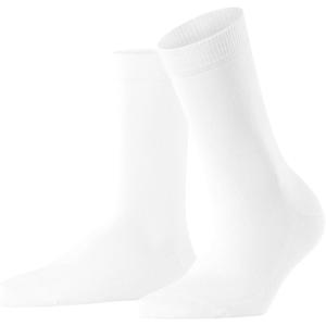 FALKE Women’s Softmerino Socks, Merino Wool Cotton, Crew, 1 Pair(White (White 2009))