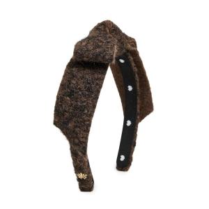 Lele Sadoughi Women’s Bardot Headband, Espresso, Brown, One Size(Espresso)