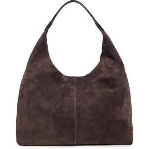 Madewell Women’s Suede Large Slouchy Shoulder Tote(Dark Carob)