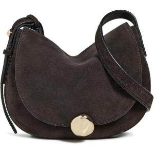Madewell Women’s Suede Small Dakota Saddle Crossbody Bag(Dark Carob)