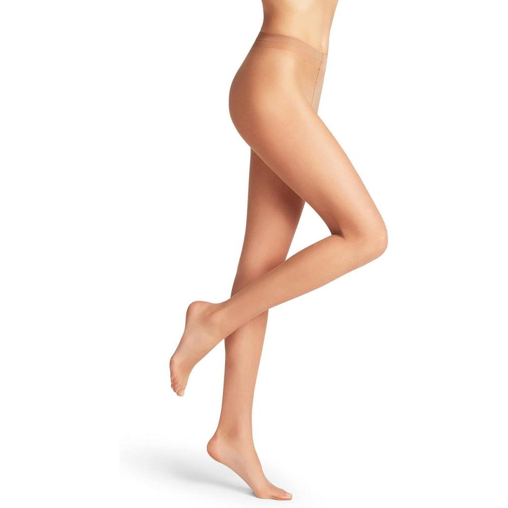 imageFALKE Womens Shelina 12 Denier Tights Glossy UltraSheer 1 PairBeige Sun 4299