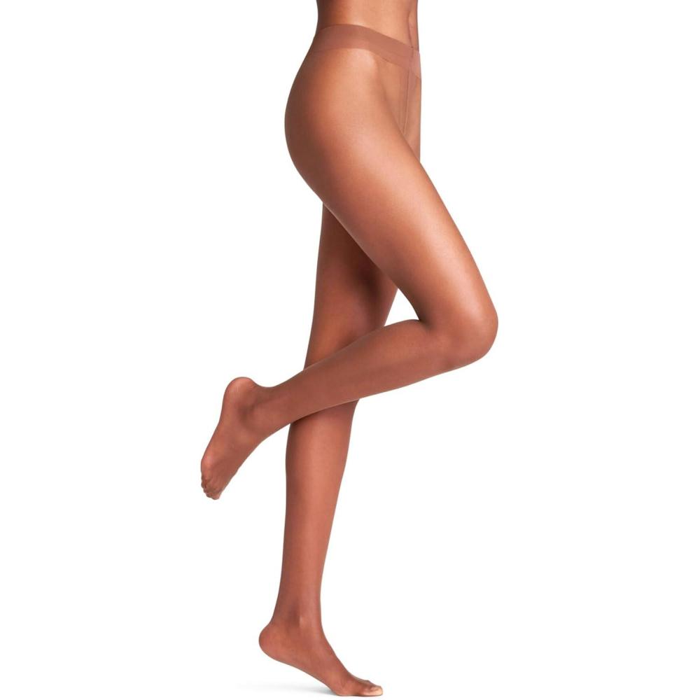 imageFALKE Womens Shelina 12 Denier Tights Glossy UltraSheer 1 PairBrown Hazel 5187