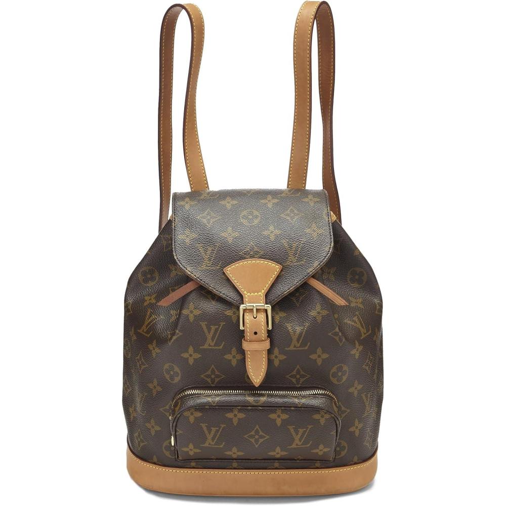 imageLouis Vuitton Womens PreLoved Monogram Montsouris Mm Backpack Brown One SizeBrown