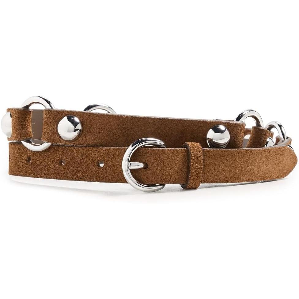 imageMadewell Womens ORing Studded Suede BeltDried Acorn Suede