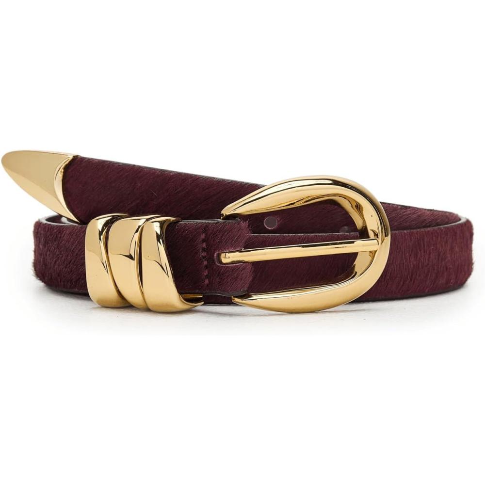 imageMadewell Womens Triple Metal Keeper BeltCabernet