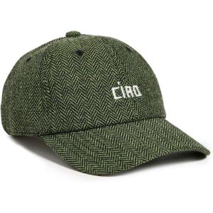 Clare V. Women’s Wool Baseball Hat(Green & Black)