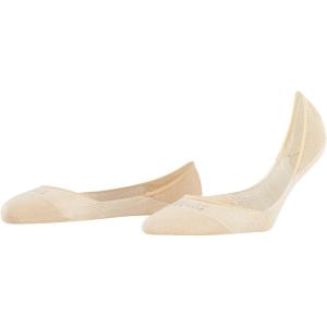FALKE Women’s Step Medium Cut No Show Socks, Light, Heel Grip, 1 Pair(Beige (Cream 4019))