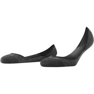FALKE Women’s Step Medium Cut No Show Socks, Light, Heel Grip, 1 Pair(Black (Black 3000))