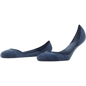 FALKE Women’s Step Medium Cut No Show Socks, Light, Heel Grip, 1 Pair(Blue (Navy Melange 6127))